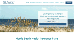Desktop Screenshot of myrtlebeachhealthinsurance.com
